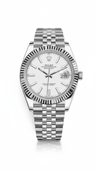 Rolex White Krinkle Dial | Date adjust | Jubilee Chain