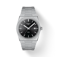 Tissot PRX Luxury Watch – Silver with Black Dial