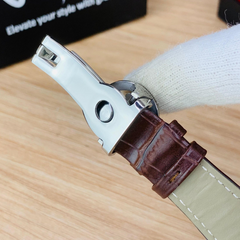 Patek Strap Watch – Brown with brown Dial