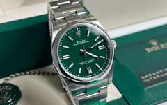 Rolex Date Adjust Green Dail