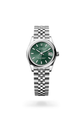 Rolex Date Adjust Green Dail