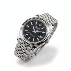 Rolex Black krinkle Dail | Date Adjust | Jubilee Chain