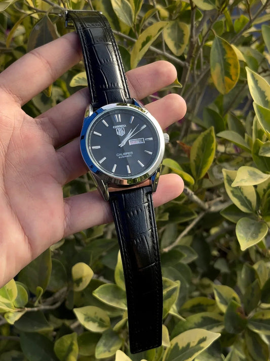 TAG HEUER CARRERA CALIBRE 5 BLACK WATCH