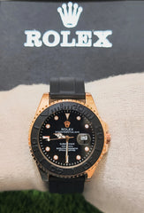 ROLEX YACHT MASTER ROSE GOLD EDITION WATCH